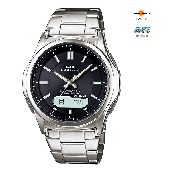 【国内正規品】 CASIO WVA-M630D-1AJF ソーラー電波時計 wave ceptor カシオ 腕時計 WVAM630D1AJF 【新品】