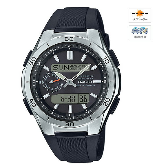 【新品】【国内正規品】CASIO/カシオ WVA-M650-1AJF wave ceptor MULTIBAND6 ソーラー電波時計 ◆