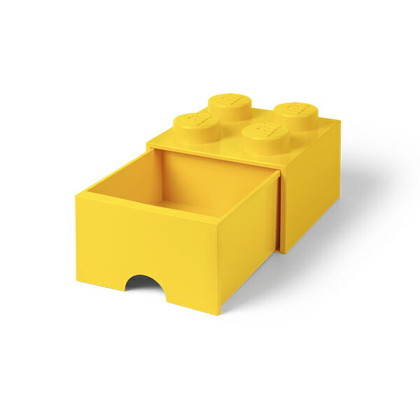 LEGO レゴ レゴブリック ドロワー4 ブライトイエロー 引き出し 子ども レゴブロック 収納 おもちゃ箱 5711938029432 40051732 【国内代理店正規品】 1
