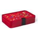 【最大1200円クーポン配布】LEGO レゴ ソーティングボックス トランスペアレントレッド 赤 ブロック おもちゃ箱 収納ケース ふた付き 40840001 5711938030735【あす楽/土日祝対象外】