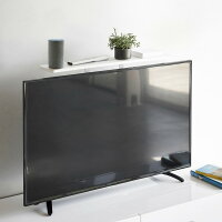 YAMAZAKI (山崎実業) smart スマート テレビ上ラック ホワイト 4270 収納 ハードディスク HDD ルーター ゲームコントローラ リモコン 棚 省スペース VESA 04270-5R2