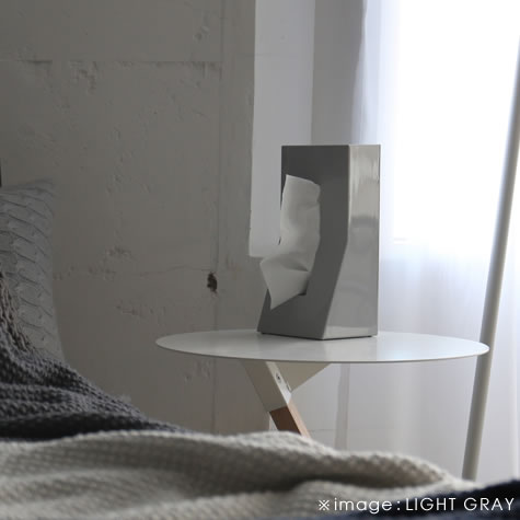 【2点で送料無料：DUENDE ティッシュケース 】 デュエンデ STAND ABS Light Grey ...