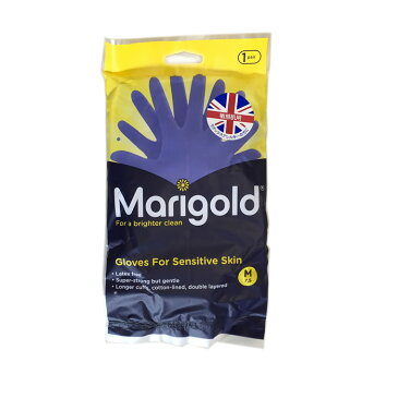 【クーポン配布中】Marigold マリーゴールド グローブ センシティブ 敏感肌用ゴム手袋 M ラテックスフリー ニトリルゴム製 全長345mm 手のひらまわり210mm 中指の長さ80mm MG-003M 【あす楽/土日祝対象外】