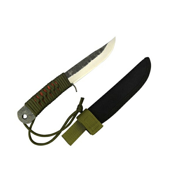 【最大1200円クーポン配布】TS281 みきかじや村 バトニングナイフ 120 Raccoon 一体型 フルタング ブッシュクラフトナイフ 薪割り フェザー アウトドア サバイバル キャンプ アウトドアナイフ 野外 屋外 便利グッズ