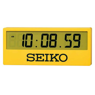【9/1開始!最大1500円クーポン】SQ816Y セイコークロック スポーツタイマークロック 掛け置き兼用時計 イエロー SEIKO セイコータイムクリエーション 【あす楽/土日祝対象外】