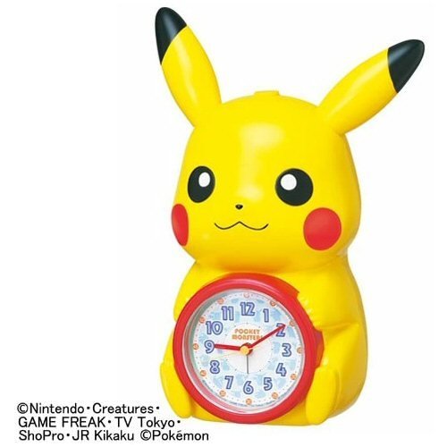 【最大1200円クーポン配布】JF379A セイコータイムクリエーション(株) 目ざまし時計 ポケットモンスター ピカチュウ