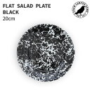 Crow Canyon Home FLAT SALAD PLATE BLACK 20cm フラットサラダプレート ブラック アウトドア キャンプ 食器 お皿 7CCHD99BLM