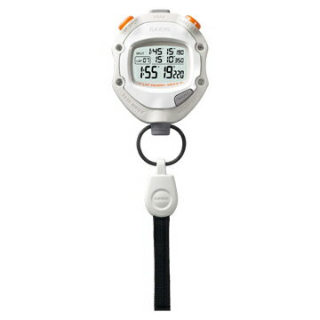 1/1000秒ストップウオッチ 5気圧防水機能 ホワイト/ライトグレー HS-70W-8JH CASIO カシオ
