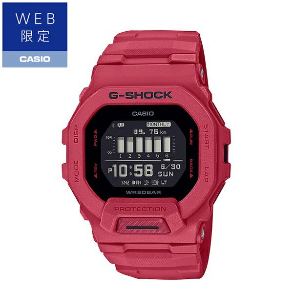 【最大1200円クーポン配布】G-SHOCK G-SQUAD GBD-200RD-4JF CASIO カシオ
