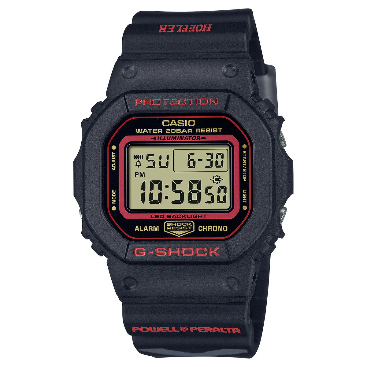 【最大2000円クーポン配布】G-SHOCK KELVIN HOEFLER x POWELL PERALTA コラボレーションモデル DW-5600KH-1JR CASIO カシオ