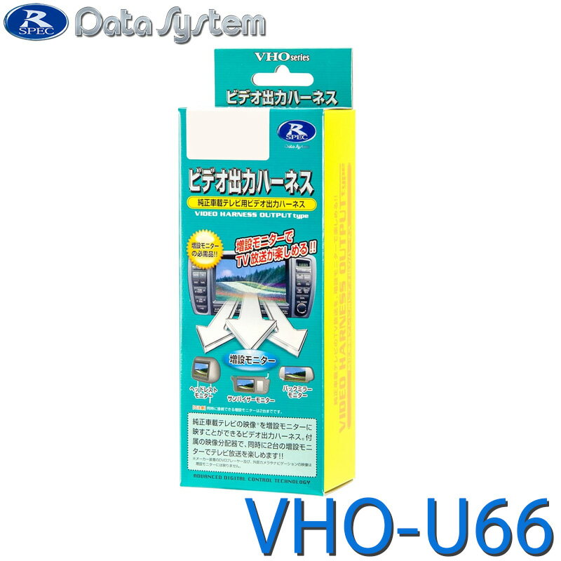 【12/1開始！最大2000円クーポン】ビデオ出力ハーネス VHO-U66 DataSystem データシステム