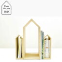 【12/1開始!最大2000円クーポン】増田桐箱店 ブックハウスエンド 3個セット 大x1 小x2 家型 本の家エンド 桐のブックエンド 本棚 おしゃれ マガジ...