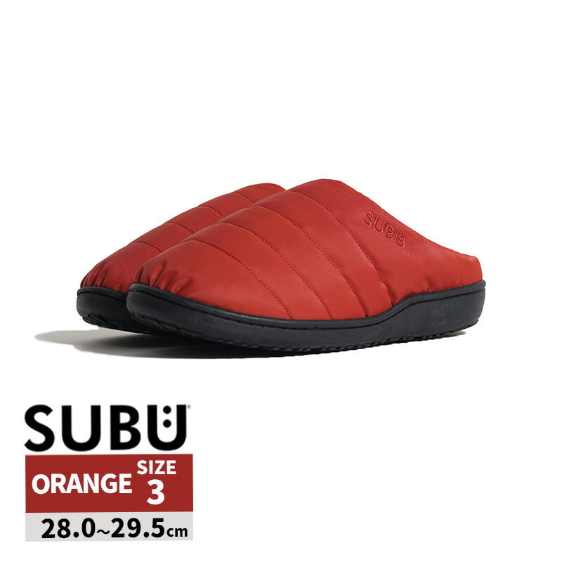 NANNEN ORANGE 3 28.0-29.5cm 難燃 オレンジ 冬のサンダル 外履き 正規品 秋冬 あったかい SN-054 SUBU スブ(4)