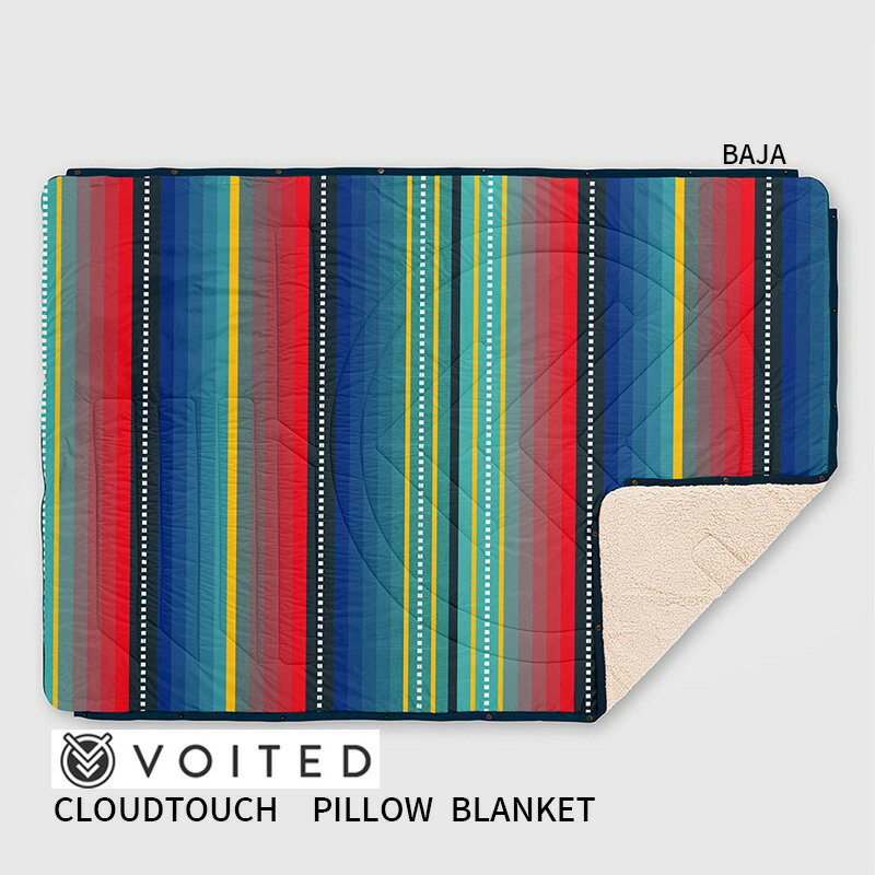 Cloud Touch Pillow Blanket Baja アウトドア キャンプ 車中泊 おしゃれ ブランケット ひざ掛け VOITED ボイテッド