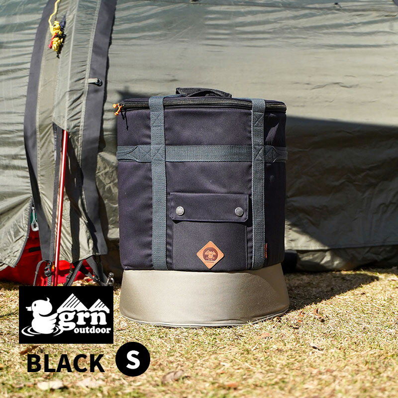 HIASOBI CAMPER STOVE CASE S BLACK ストーブケース 収納 ブラック ギアケース GO1424F-S-BK grn outdoor ジーアールエヌ アウトドア