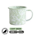 【最大2000円クーポン配布中】MUG LIGHT GREEN コップ カップ マグカップ ライトグリーン 琺瑯 ホウロウ ホーロー おしゃれ かわいい キッチン マーブル模様 パステルカラー アウトドア 食器 コーヒーカップ ほうろう 7CCHD11LGM Crow Canyon Home クロウキャニオンホーム