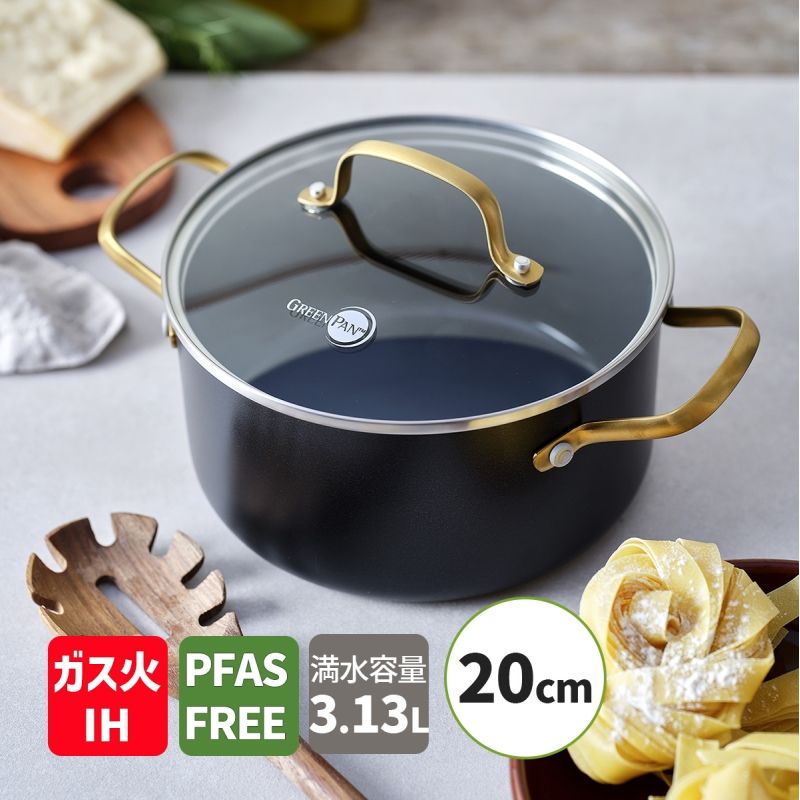 㥻 ξ 20cm դ ֥åߥ ȥǥ IHб PFASե꡼ եԻ GREENPAN ...