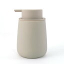 プッシュしやすい マットな質感の ソープディスペンサー 泡タイプ BE ベージュ 108152BE shesay シセイ