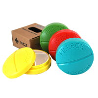 ピルケース 4色1セット Pill Case 4Color 1SET かわいい おしゃれ 薬ケース サプリメント 携帯用 錠剤 飲み忘れ防止 ポップ カラー レッド ブルー イエロー グリーン 持ち運び あす楽