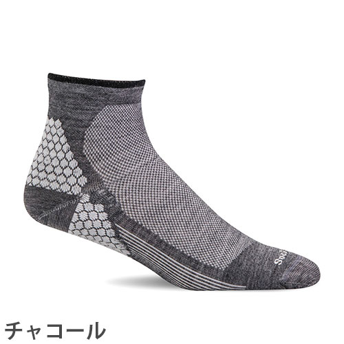 【送料無料】Sockwell ソックウェル 着圧 加圧 むくみ 速乾 吸汗防臭 暖かい ウール素材 防寒 セルフケア メリノウール ソックス 【PLANTAR SPORT QTR】ハイソックス