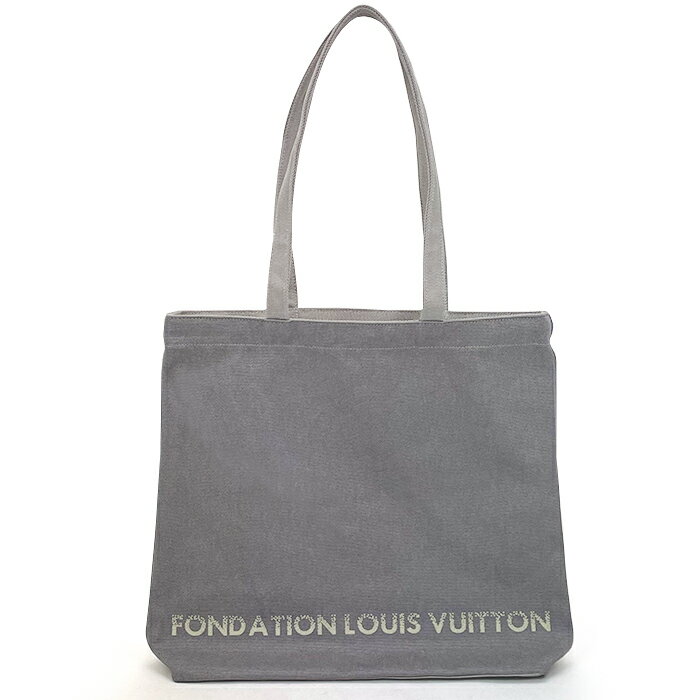 ルイヴィトン LOUIS VUITTON フォンダシオンルイヴィトン Fondation Louis Vuitton トートバッグ TOTE 美術館 キャンバス エコバッグ マザーズバッグ 大き目 シンプル レディース メンズ 正規品