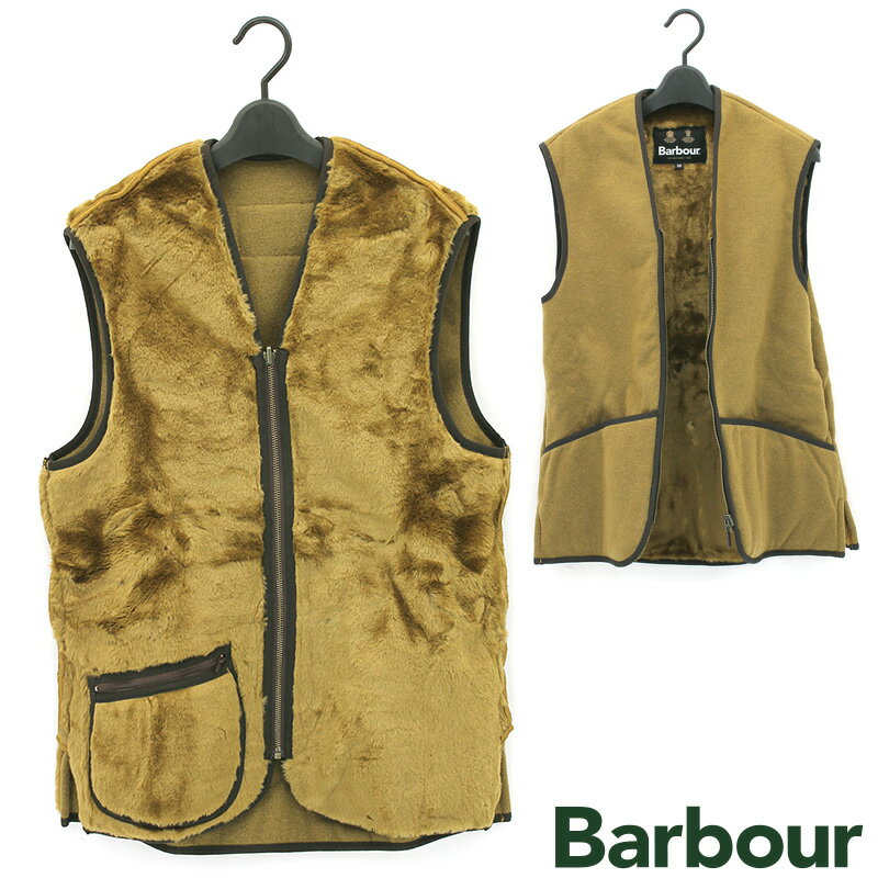 バブアー Barbour パイルベスト ジレ ジップインライナー ジャケットライナー リバーシブル ウォームパイルウェストコート Warm Pile Waistcoat Zip-In Liner MLI0004 メンズ 英国王室御用達 アクリルファー 起毛 もこもこ ふわふわ