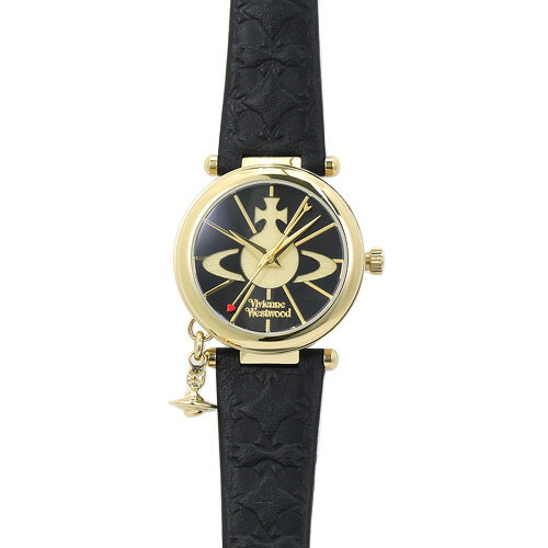 ヴィヴィアンウエストウッド Vivienne Westwood 時計 ウォッチ レディース オーブ VV006BKGD ブラック文字盤
