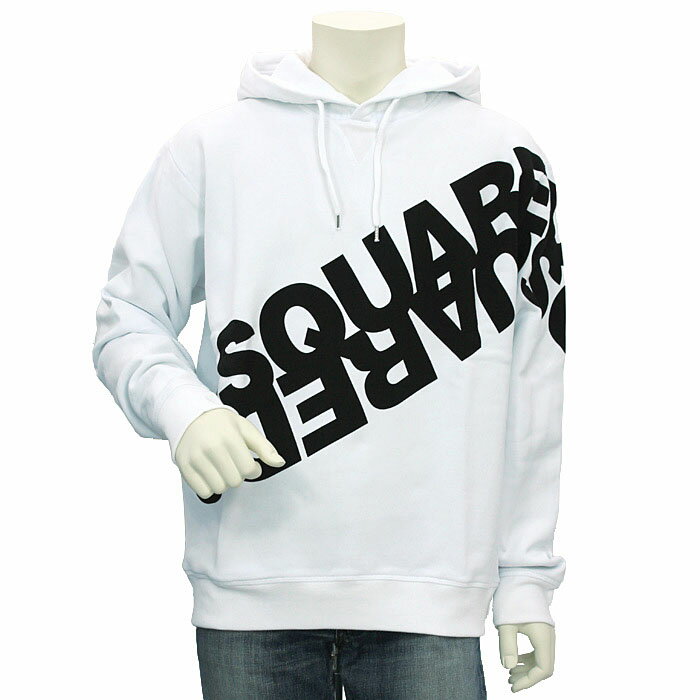 ディースクエアード DSQUARED2 ミラーロゴフーデッドスウェットシャツ Mirrored Logo Hooded Sweatshirt パーカー S74GU0392 S25042 メンズ