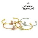 ヴィヴィアンウエストウッド VivienneWestWood バングル ブレスレット グレースバスレリーフ 61010007 アクセサリー 女性 レディース ワンポイント イエローゴールド シルバー ピンクゴールド クリスタル オーブ