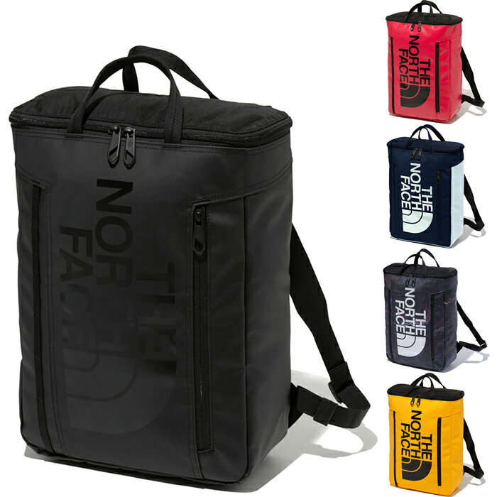 ノースフェイス THE NORTH FACE BCヒューズボックストート BC Fuse Box Tote 19L バッグ 2WAYトートバッグ リュック バックパック NM82256 ユニセックス 国内正規品 ボックス型 リサイクルポリエステル ラミネート 雨や汚れに強い ブラック レッド ネイビー イエロー 計5色