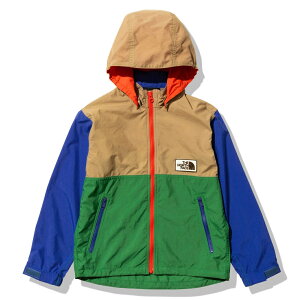 ノースフェイス THE NORTH FACE グランドコンパクトジャケット Grand Compact Jacket ウインドブレーカー マウンテンパーカー NPJ22212 キッズ 国内正規品 はっ水加工 軽量 丈夫 フード取り外し可能 UVケア マルチカラー