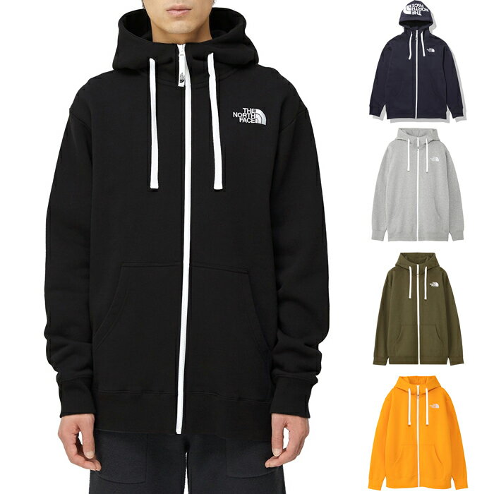 ノースフェイス THE NORTH FACE リアビューフルジップフーディ Rearview Full Zip Hoodie ジップアップスウェットパーカー NT12340 メンズ 国内正規品 コットン リサイクルポリエステル混紡 裏起毛 速乾 ロゴ立体刺繍 カジュアル