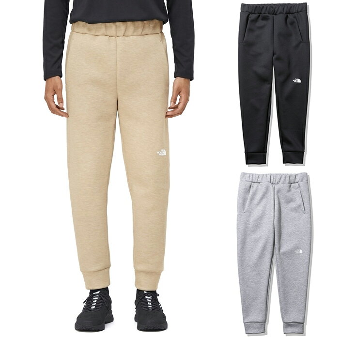 ノースフェイス THE NORTH FACE テックエアースウェットジョガーパンツ Tech Air Sweat Jogger Pant ロングパンツ NB32287 メンズ 国内正規品 リサイクル素材 ブラック グレー ベージュ シンプル 無地 ロゴ 軽量トレーニング 日常使い 保温性 通気性 ストレッチ性