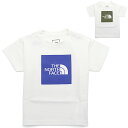 ノースフェイス THE NORTH FACE ショートスリーブカラードスクエアロゴティー B S/S Colored Square Logo Tee 半袖Tシャツ NTB32361 ベビー キッズ ジュニア 国内正規品 オーガニックコットン リサイクルポリエステル 柔らか UV対策 ドットボタン仕様