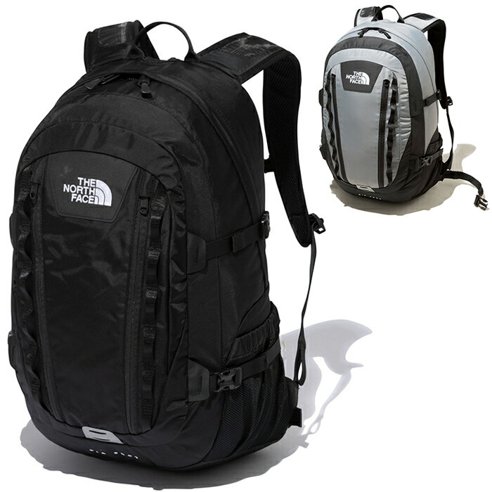 ノースフェイス THE NORTH FACE ビッグショット Big Shot 33L バッグ リュック バックパック デイパック NM72201 ユニセックス メンズ レディース 国内正規品 ブラック グレー リサイクルナイロン ウエストベルト リフレクターライトループ デイジーチェーン