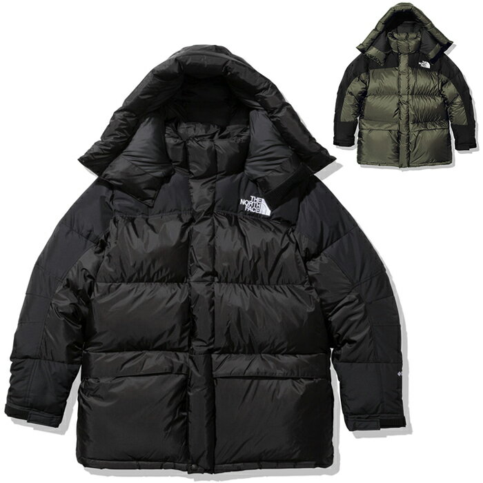 ノースフェイス THE NORTH FACE ヒムダウンパーカ Him Down Parka ダウンジャケット ヒマラヤンパーカ ND92031 ユニセックス メンズ レディース 国内正規品 ブラック カーキ GORE-TEX ゴアテックス リサイクルダウン PFCフリー スタッフサック付き フード取り外し可能