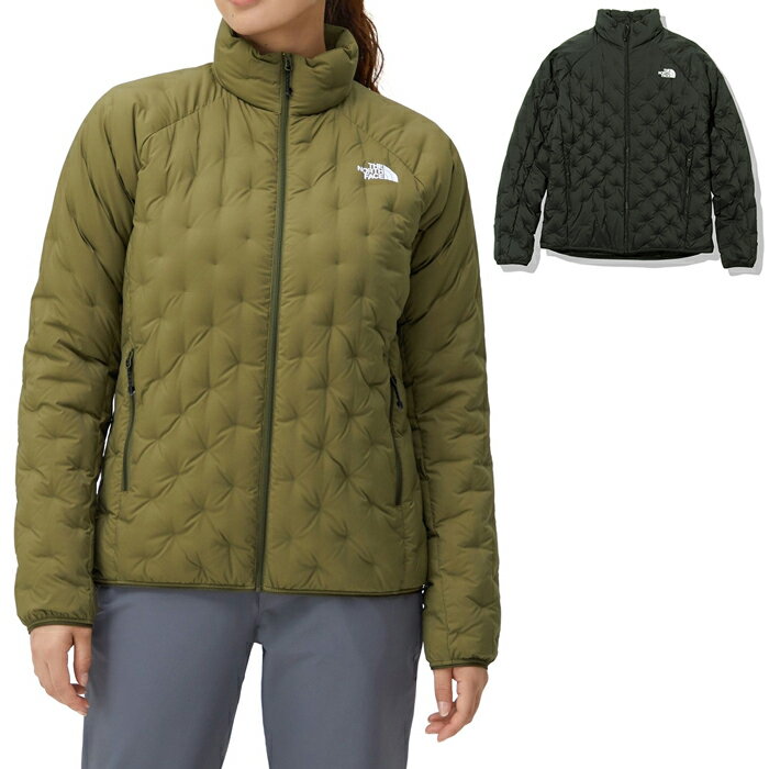 楽天サントノーレノースフェイス THE NORTH FACE アストロライトジャケット Astro Light Jacket ダウンジャケット NDW92217 レディース 国内正規品 カーキグリーン ブラック リサイクル素材 軽量 保温性 袋織状ドットバッフル はっ水加工 スタッフサック付き