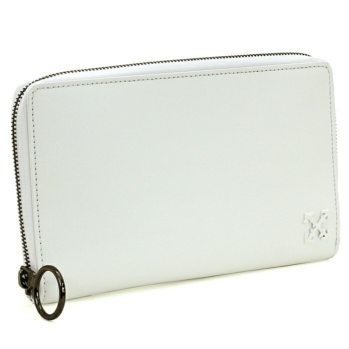 【訳あり】 接着汚れあり オフホワイト Off-White トラベルケース パースジップアラウンド PURSE ZIP AROUND OWNC012R 19423057 ホワイト