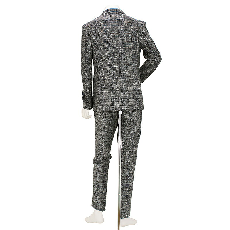 ジーステージ G-STAGE ジャケット＆パンツ セットアップ スーツ グレンチェックウールジャージ 【420209：シングルピークドラペルジャケット】 【420509：パンツ】 メンズ