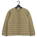 ノースフェイス THE NORTH FACE ウィンドストッパーゼファーシェルカーディガン WS Zepher Shell Cardigan ダウンジャケット ミディアム丈 軽量 防風 透湿性 はっ水 GORE-TEX 襟無し インナーダウン スタッフサック NDW92262 レディース 国内正規品