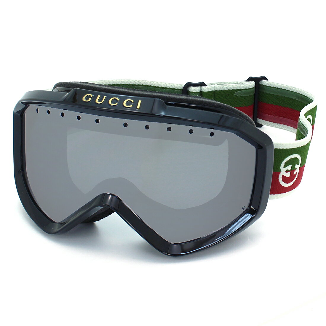 【訳あり】 レンズ上部に傷あり グッチ GUCCI ゴーグル スキーマスク GG1210S 001 ユニセックス ブラック ウィンタースポーツ スノーボード 雪山