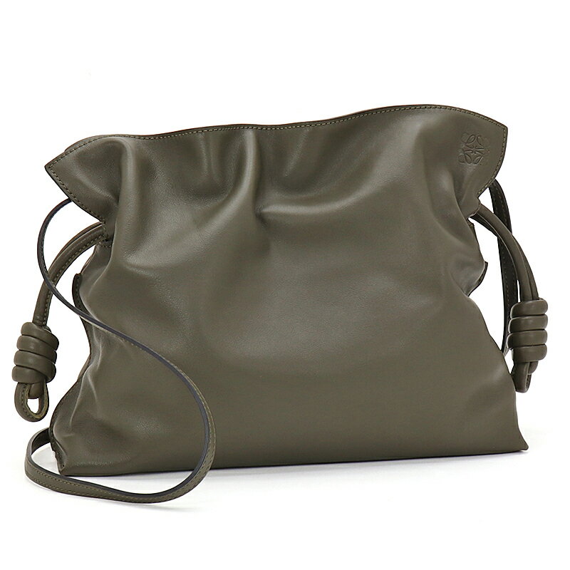 ロエベ フラメンコクラッチ ショルダーバッグ レディース 巾着型 ダークカーキ A411FC1X62 【並行輸入品】のサムネイル