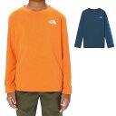 ノースフェイス THE NORTH FACE ロングスリーブTNFビーフリーティー L/S TNF Be Free Tee 長袖Tシャツ NTJ12286 キッズ 国内正規品 子供服 吸汗速乾 虫よけ加工 高い通気性 ロゴプリント 遮熱 アウトドア カジュアル