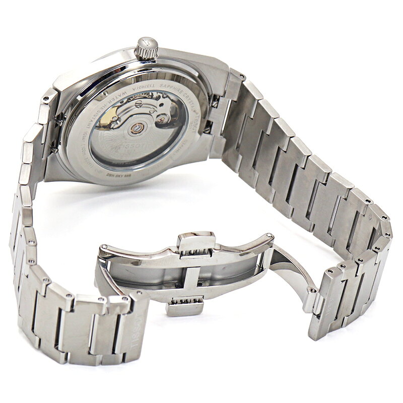 ティソ TISSOT 時計 ウォッチ メンズ ピーアールエックス パワーマティック80 PRX POWERMATIC 80 T137 407 11 091 00 グリーン文字盤 腕時計 10気圧防水（100m）