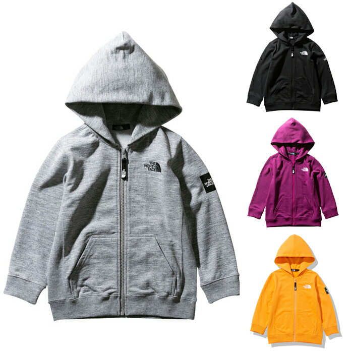 楽天サントノーレノースフェイス THE NORTH FACE スクエアロゴフルジップ Square Logo Full Zip パーカー NTJ61921 キッズ 国内正規品