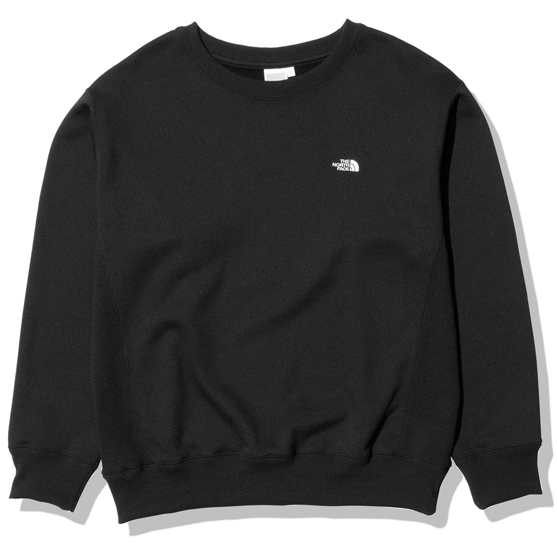 楽天サントノーレノースフェイス THE NORTH FACE ヘザースウェットクルー Heather Sweat Crew クルーネックトレーナー NTW62231 レディース 国内正規品 ポリエステル カジュアル 裏起毛 軽量 ブラック