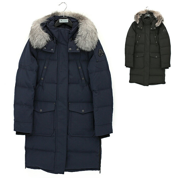 ストックプライス ムースナックルズ MOOSE KNUCKLES ダウンコート CAUSAPCAL PARKA 防寒 カナダ フォックスファー フード取り外し 袖口ファスナー 裾ファスナー M39LP211 レディース ブラック …