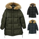 マックスマーラ 服 レディース マックスマーラ WEEKEND MAX MARA ダウンコート フード付ジャケット ミドル丈 ラクーンファー ナイロン カジュアル BEMBO レディース ブラック ネイビー カーキ ウィークエンドマックスマーラ