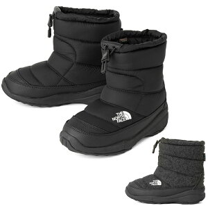 ノースフェイス THE NORTH FACE ヌプシ ブーティ ウォータープルーフ K Nuptse Bootie WP ウィンタースノーブーツ シューズ 靴 子供靴 キャンプ カジュアル はっ水加工 サーモライト NFJ52287 キッズ ジュニア 男の子 女の子 国内正規品