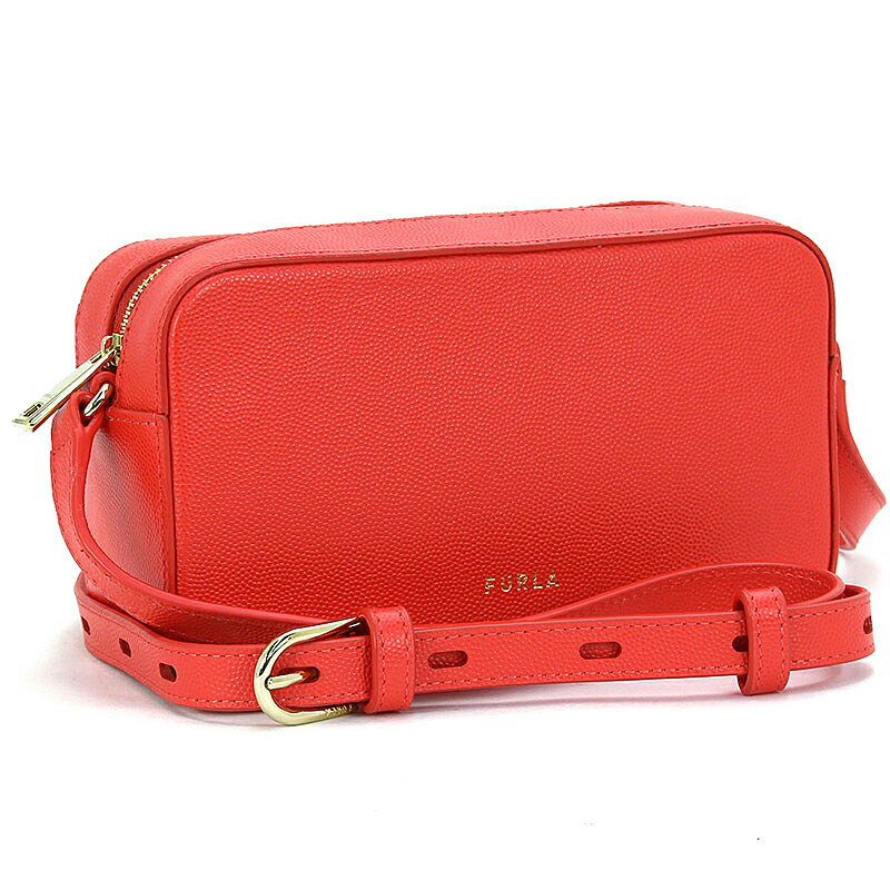 フルラ 革ショルダーバッグ レディース フルラ FURLA バッグ ショルダーバッグ ブロックミニクロスボディ BLOCK MINI CROSSBODY EAS6FBK Q26000 フォーコ 09A00 レディース コンパクト レザー 本革 スクエア レッド